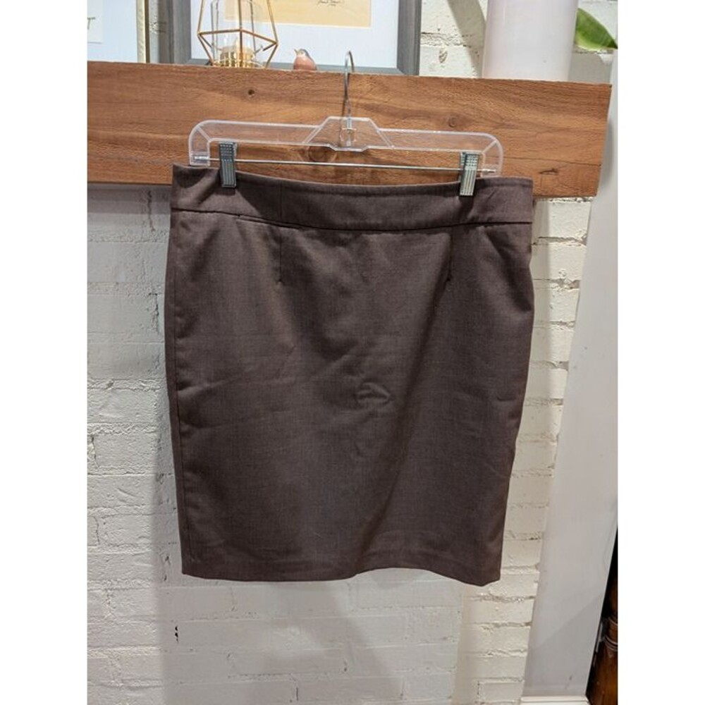 Clavin Klein Brown Pencil Skirt